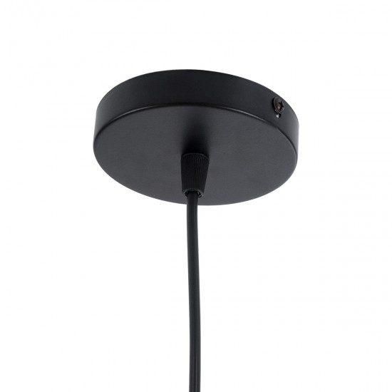 GLOBOSTAR® ZEBRA 01062 Μοντέρνο Κρεμαστό Φωτιστικό Οροφής με Ντουί 1 x E27 AC 220-240V IP20 - Μαύρο - Μ15 x Π15 x Υ24cm GLOBOSTAR® ZEBRA 01062 Μοντέρνο Κρεμαστό Φωτιστικό Οροφής με Ντουί 1 x E27 AC 220-240V IP20 - Μαύρο - Μ15 x Π15 x Υ24cm