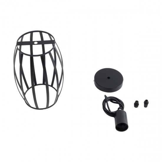 GLOBOSTAR® ZEBRA 01062 Μοντέρνο Κρεμαστό Φωτιστικό Οροφής με Ντουί 1 x E27 AC 220-240V IP20 - Μαύρο - Μ15 x Π15 x Υ24cm GLOBOSTAR® ZEBRA 01062 Μοντέρνο Κρεμαστό Φωτιστικό Οροφής με Ντουί 1 x E27 AC 220-240V IP20 - Μαύρο - Μ15 x Π15 x Υ24cm