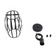 GLOBOSTAR® ZEBRA 01062 Μοντέρνο Κρεμαστό Φωτιστικό Οροφής με Ντουί 1 x E27 AC 220-240V IP20 - Μαύρο - Μ15 x Π15 x Υ24cm GLOBOSTAR® ZEBRA 01062 Μοντέρνο Κρεμαστό Φωτιστικό Οροφής με Ντουί 1 x E27 AC 220-240V IP20 - Μαύρο - Μ15 x Π15 x Υ24cm