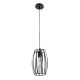 GLOBOSTAR® ZEBRA 01062 Μοντέρνο Κρεμαστό Φωτιστικό Οροφής με Ντουί 1 x E27 AC 220-240V IP20 - Μαύρο - Μ15 x Π15 x Υ24cm GLOBOSTAR® ZEBRA 01062 Μοντέρνο Κρεμαστό Φωτιστικό Οροφής με Ντουί 1 x E27 AC 220-240V IP20 - Μαύρο - Μ15 x Π15 x Υ24cm