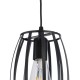 GLOBOSTAR® ZEBRA 01062 Μοντέρνο Κρεμαστό Φωτιστικό Οροφής με Ντουί 1 x E27 AC 220-240V IP20 - Μαύρο - Μ15 x Π15 x Υ24cm GLOBOSTAR® ZEBRA 01062 Μοντέρνο Κρεμαστό Φωτιστικό Οροφής με Ντουί 1 x E27 AC 220-240V IP20 - Μαύρο - Μ15 x Π15 x Υ24cm