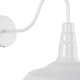 GLOBOSTAR® RAY 01066 Vintage Φωτιστικό Τοίχου - Απλίκα με Ντουί 1 x E27 AC 220-240V IP20 - Λευκό - Μ26 x Π37 x Υ32cm GLOBOSTAR® RAY 01066 Vintage Φωτιστικό Τοίχου - Απλίκα με Ντουί 1 x E27 AC 220-240V IP20 - Λευκό - Μ26 x Π37 x Υ32cm