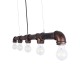 GLOBOSTAR® CANAL 01070 Vintage Κρεμαστό Φωτιστικό Οροφής με Ντουί 5 x E27 AC 220-240V IP20 - Χάλκινο Εφέ Σκουριάς - Μ88 x Π5 x Υ7cm GLOBOSTAR® CANAL 01070 Vintage Κρεμαστό Φωτιστικό Οροφής με Ντουί 5 x E27 AC 220-240V IP20 - Χάλκινο Εφέ Σκουριάς - Μ88 x Π5 x Υ7cm