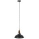 GLOBOSTAR® ANER 01073 Vintage Κρεμαστό Φωτιστικό Οροφής με Ντουί 1 x E27 AC 220-240V IP20 - Μαύρο & Χρυσό - Μ27.5 x Π27.5 x Υ19cm GLOBOSTAR® ANER 01073 Vintage Κρεμαστό Φωτιστικό Οροφής με Ντουί 1 x E27 AC 220-240V IP20 - Μαύρο & Χρυσό - Μ27.5 x Π27.5 x Υ19cm