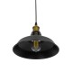 GLOBOSTAR® ANER 01073 Vintage Κρεμαστό Φωτιστικό Οροφής με Ντουί 1 x E27 AC 220-240V IP20 - Μαύρο & Χρυσό - Μ27.5 x Π27.5 x Υ19cm GLOBOSTAR® ANER 01073 Vintage Κρεμαστό Φωτιστικό Οροφής με Ντουί 1 x E27 AC 220-240V IP20 - Μαύρο & Χρυσό - Μ27.5 x Π27.5 x Υ19cm