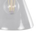 GLOBOSTAR® BINGLEY 01074 Vintage Φωτιστικό Τοίχου - Απλίκα με Ντουί 1 x E27 AC 220-240V IP20 - Διάφανο & Χρυσό - Μ18 x Π28 x Υ25cm
