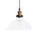 GLOBOSTAR® WICKHAM 01075 Vintage Κρεμαστό Φωτιστικό Οροφής με Ντουί 1 x E27 AC 220-240V IP20 - Διάφανο & Χρυσό - Μ24.5 x Π24.5 x Υ15cm GLOBOSTAR® WICKHAM 01075 Vintage Κρεμαστό Φωτιστικό Οροφής με Ντουί 1 x E27 AC 220-240V IP20 - Διάφανο & Χρυσό - Μ24.5 x Π24.5 x Υ15cm