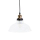 GLOBOSTAR® WICKHAM 01075 Vintage Κρεμαστό Φωτιστικό Οροφής με Ντουί 1 x E27 AC 220-240V IP20 - Διάφανο & Χρυσό - Μ24.5 x Π24.5 x Υ15cm GLOBOSTAR® WICKHAM 01075 Vintage Κρεμαστό Φωτιστικό Οροφής με Ντουί 1 x E27 AC 220-240V IP20 - Διάφανο & Χρυσό - Μ24.5 x Π24.5 x Υ15cm