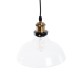 GLOBOSTAR® WICKHAM 01075 Vintage Κρεμαστό Φωτιστικό Οροφής με Ντουί 1 x E27 AC 220-240V IP20 - Διάφανο & Χρυσό - Μ24.5 x Π24.5 x Υ15cm GLOBOSTAR® WICKHAM 01075 Vintage Κρεμαστό Φωτιστικό Οροφής με Ντουί 1 x E27 AC 220-240V IP20 - Διάφανο & Χρυσό - Μ24.5 x Π24.5 x Υ15cm