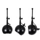 GLOBOSTAR® CANNES 01081 Μοντέρνο Φωτιστικό Οροφής με Ντουί 2 x E27 AC 220-240V IP20 - Μαύρο - Μ61 x Π12 x Υ48cm