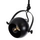 GLOBOSTAR® CANNES 01081 Μοντέρνο Φωτιστικό Οροφής με Ντουί 2 x E27 AC 220-240V IP20 - Μαύρο - Μ61 x Π12 x Υ48cm