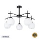 GLOBOSTAR® LUNA 01088 Μοντέρνο Φωτιστικό Οροφής με Ντουί 5 x E27 AC 220-240V IP20 - Λευκό & Μαύρο - Μ60 x Π60 x Υ43cm GLOBOSTAR® LUNA 01088 Μοντέρνο Φωτιστικό Οροφής με Ντουί 5 x E27 AC 220-240V IP20 - Λευκό & Μαύρο - Μ60 x Π60 x Υ43cm