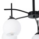 GLOBOSTAR® LUNA 01088 Μοντέρνο Φωτιστικό Οροφής με Ντουί 5 x E27 AC 220-240V IP20 - Λευκό & Μαύρο - Μ60 x Π60 x Υ43cm GLOBOSTAR® LUNA 01088 Μοντέρνο Φωτιστικό Οροφής με Ντουί 5 x E27 AC 220-240V IP20 - Λευκό & Μαύρο - Μ60 x Π60 x Υ43cm