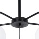 GLOBOSTAR® LUNA 01088 Μοντέρνο Φωτιστικό Οροφής με Ντουί 5 x E27 AC 220-240V IP20 - Λευκό & Μαύρο - Μ60 x Π60 x Υ43cm GLOBOSTAR® LUNA 01088 Μοντέρνο Φωτιστικό Οροφής με Ντουί 5 x E27 AC 220-240V IP20 - Λευκό & Μαύρο - Μ60 x Π60 x Υ43cm