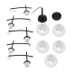 GLOBOSTAR® LUNA 01088 Μοντέρνο Φωτιστικό Οροφής με Ντουί 5 x E27 AC 220-240V IP20 - Λευκό & Μαύρο - Μ60 x Π60 x Υ43cm GLOBOSTAR® LUNA 01088 Μοντέρνο Φωτιστικό Οροφής με Ντουί 5 x E27 AC 220-240V IP20 - Λευκό & Μαύρο - Μ60 x Π60 x Υ43cm