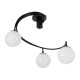 GLOBOSTAR® SELINA 01089 Μοντέρνο Φωτιστικό Οροφής με Ντουί 3 x E27 AC 220-240V IP20 - Μαύρο & Λευκό - Μ60 x Π60 x Υ45cm GLOBOSTAR® SELINA 01089 Μοντέρνο Φωτιστικό Οροφής με Ντουί 3 x E27 AC 220-240V IP20 - Μαύρο & Λευκό - Μ60 x Π60 x Υ45cm