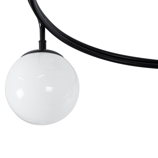 GLOBOSTAR® SELINA 01089 Μοντέρνο Φωτιστικό Οροφής με Ντουί 3 x E27 AC 220-240V IP20 - Μαύρο & Λευκό - Μ60 x Π60 x Υ45cm GLOBOSTAR® SELINA 01089 Μοντέρνο Φωτιστικό Οροφής με Ντουί 3 x E27 AC 220-240V IP20 - Μαύρο & Λευκό - Μ60 x Π60 x Υ45cm
