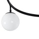 GLOBOSTAR® SELINA 01089 Μοντέρνο Φωτιστικό Οροφής με Ντουί 3 x E27 AC 220-240V IP20 - Μαύρο & Λευκό - Μ60 x Π60 x Υ45cm GLOBOSTAR® SELINA 01089 Μοντέρνο Φωτιστικό Οροφής με Ντουί 3 x E27 AC 220-240V IP20 - Μαύρο & Λευκό - Μ60 x Π60 x Υ45cm