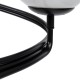 GLOBOSTAR® SELINA 01089 Μοντέρνο Φωτιστικό Οροφής με Ντουί 3 x E27 AC 220-240V IP20 - Μαύρο & Λευκό - Μ60 x Π60 x Υ45cm GLOBOSTAR® SELINA 01089 Μοντέρνο Φωτιστικό Οροφής με Ντουί 3 x E27 AC 220-240V IP20 - Μαύρο & Λευκό - Μ60 x Π60 x Υ45cm