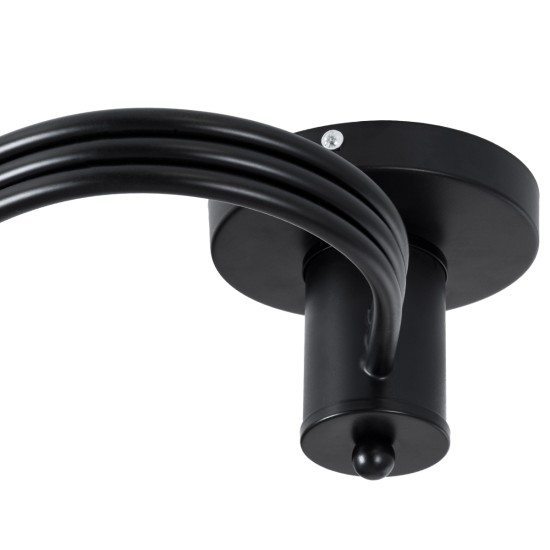 GLOBOSTAR® SELINA 01089 Μοντέρνο Φωτιστικό Οροφής με Ντουί 3 x E27 AC 220-240V IP20 - Μαύρο & Λευκό - Μ60 x Π60 x Υ45cm GLOBOSTAR® SELINA 01089 Μοντέρνο Φωτιστικό Οροφής με Ντουί 3 x E27 AC 220-240V IP20 - Μαύρο & Λευκό - Μ60 x Π60 x Υ45cm