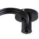 GLOBOSTAR® SELINA 01089 Μοντέρνο Φωτιστικό Οροφής με Ντουί 3 x E27 AC 220-240V IP20 - Μαύρο & Λευκό - Μ60 x Π60 x Υ45cm GLOBOSTAR® SELINA 01089 Μοντέρνο Φωτιστικό Οροφής με Ντουί 3 x E27 AC 220-240V IP20 - Μαύρο & Λευκό - Μ60 x Π60 x Υ45cm