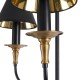GLOBOSTAR® LIMI 01091 Vintage Κρεμαστό Φωτιστικό Οροφής με Ντουί 3 x E14 AC 220-240V IP20 - Μαύρο & Χρυσό - Μ55 x Π55 x Υ55cm GLOBOSTAR® LIMI 01091 Vintage Κρεμαστό Φωτιστικό Οροφής με Ντουί 3 x E14 AC 220-240V IP20 - Μαύρο & Χρυσό - Μ55 x Π55 x Υ55cm
