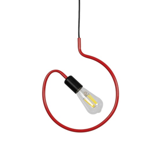 GLOBOSTAR® LIBBY 01095-1 Παιδικό Κρεμαστό Φωτιστικό Οροφής με Ντουί 1 x E27 AC 220-240V IP20 - Κόκκινο - Μ28 x Π4 x Υ34cm GLOBOSTAR® LIBBY 01095-1 Παιδικό Κρεμαστό Φωτιστικό Οροφής με Ντουί 1 x E27 AC 220-240V IP20 - Κόκκινο - Μ28 x Π4 x Υ34cm