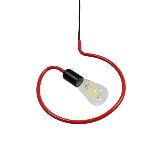GLOBOSTAR® LIBBY 01095-1 Παιδικό Κρεμαστό Φωτιστικό Οροφής με Ντουί 1 x E27 AC 220-240V IP20 - Κόκκινο - Μ28 x Π4 x Υ34cm GLOBOSTAR® LIBBY 01095-1 Παιδικό Κρεμαστό Φωτιστικό Οροφής με Ντουί 1 x E27 AC 220-240V IP20 - Κόκκινο - Μ28 x Π4 x Υ34cm
