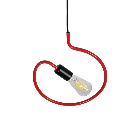 GLOBOSTAR® LIBBY 01095-1 Παιδικό Κρεμαστό Φωτιστικό Οροφής με Ντουί 1 x E27 AC 220-240V IP20 - Κόκκινο - Μ28 x Π4 x Υ34cm GLOBOSTAR® LIBBY 01095-1 Παιδικό Κρεμαστό Φωτιστικό Οροφής με Ντουί 1 x E27 AC 220-240V IP20 - Κόκκινο - Μ28 x Π4 x Υ34cm