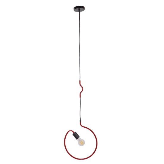 GLOBOSTAR® LIBBY 01095-1 Παιδικό Κρεμαστό Φωτιστικό Οροφής με Ντουί 1 x E27 AC 220-240V IP20 - Κόκκινο - Μ28 x Π28 x Υ16cm GLOBOSTAR® LIBBY 01095-1 Παιδικό Κρεμαστό Φωτιστικό Οροφής με Ντουί 1 x E27 AC 220-240V IP20 - Κόκκινο - Μ28 x Π28 x Υ16cm