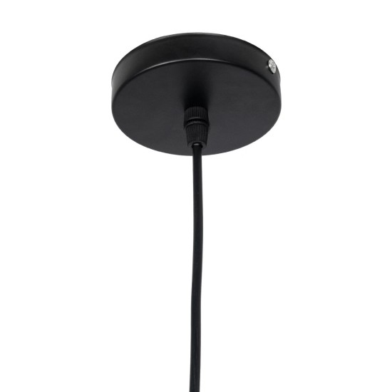 GLOBOSTAR® LIBBY 01096-1 Παιδικό Κρεμαστό Φωτιστικό Οροφής με Ντουί 1 x E27 AC 220-240V IP20 - Πράσινο & Μαύρο - Μ31 x Π4 x Υ37.5cm