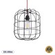 GLOBOSTAR® PARROT 01099 Μοντέρνο Κρεμαστό Φωτιστικό Οροφής με Ντουί 1 x E27 AC 220-240V IP20 - Μαύρο - Μ28 x Π28 x Υ30cm GLOBOSTAR® PARROT 01099 Μοντέρνο Κρεμαστό Φωτιστικό Οροφής με Ντουί 1 x E27 AC 220-240V IP20 - Μαύρο - Μ28 x Π28 x Υ30cm