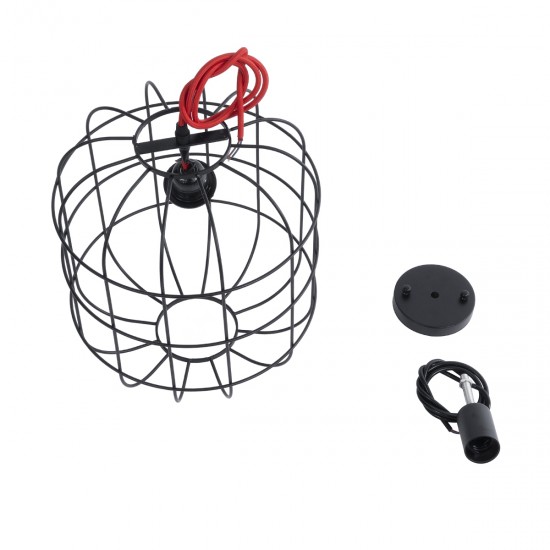 GLOBOSTAR® PARROT 01099 Μοντέρνο Κρεμαστό Φωτιστικό Οροφής με Ντουί 1 x E27 AC 220-240V IP20 - Μαύρο - Μ28 x Π28 x Υ30cm GLOBOSTAR® PARROT 01099 Μοντέρνο Κρεμαστό Φωτιστικό Οροφής με Ντουί 1 x E27 AC 220-240V IP20 - Μαύρο - Μ28 x Π28 x Υ30cm