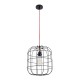 GLOBOSTAR® PARROT 01099 Μοντέρνο Κρεμαστό Φωτιστικό Οροφής με Ντουί 1 x E27 AC 220-240V IP20 - Μαύρο - Μ28 x Π28 x Υ30cm GLOBOSTAR® PARROT 01099 Μοντέρνο Κρεμαστό Φωτιστικό Οροφής με Ντουί 1 x E27 AC 220-240V IP20 - Μαύρο - Μ28 x Π28 x Υ30cm