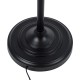 GLOBOSTAR® WYNGE 01101 Vintage Επιδαπέδιο Φωτιστικό με Ντουί 1 x E27 AC 220-240V IP20 - Μαύρο & Χρυσό - Μ95 x Π27 x Υ174cm