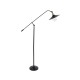 GLOBOSTAR® WYNGE 01101 Vintage Επιδαπέδιο Φωτιστικό με Ντουί 1 x E27 AC 220-240V IP20 - Μαύρο & Χρυσό - Μ95 x Π27 x Υ174cm