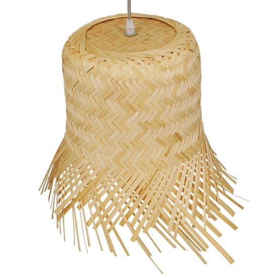 GLOBOSTAR® HAWAII 01103 Boho Κρεμαστό Φωτιστικό Οροφής με Ντουί 1 x E27 AC 220-240V IP20 - Μπεζ - Μ40 x Π40 x Y43cm GLOBOSTAR® HAWAII 01103 Boho Κρεμαστό Φωτιστικό Οροφής με Ντουί 1 x E27 AC 220-240V IP20 - Μπεζ - Μ40 x Π40 x Y43cm