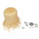 GLOBOSTAR® HAWAII 01103 Boho Κρεμαστό Φωτιστικό Οροφής με Ντουί 1 x E27 AC 220-240V IP20 - Μπεζ - Μ40 x Π40 x Y43cm GLOBOSTAR® HAWAII 01103 Boho Κρεμαστό Φωτιστικό Οροφής με Ντουί 1 x E27 AC 220-240V IP20 - Μπεζ - Μ40 x Π40 x Y43cm