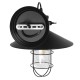 GLOBOSTAR® CELL 01118 Vintage Φωτιστικό Τοίχου - Απλίκα με Ντουί 1 x E27 AC 220-240V IP20 - Μαύρο - Μ33 x Π27 x Υ33cm