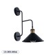 GLOBOSTAR® MAGEOR 01120 Vintage Φωτιστικό Τοίχου - Απλίκα με Ντουί 1 x E27 AC 220-240V IP20 - Μαύρο & Χρυσό - Μ22 x Π30 x Υ40cm GLOBOSTAR® MAGEOR 01120 Vintage Φωτιστικό Τοίχου - Απλίκα με Ντουί 1 x E27 AC 220-240V IP20 - Μαύρο & Χρυσό - Μ22 x Π30 x Υ40cm
