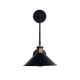 GLOBOSTAR® MAGEOR 01120 Vintage Φωτιστικό Τοίχου - Απλίκα με Ντουί 1 x E27 AC 220-240V IP20 - Μαύρο & Χρυσό - Μ22 x Π30 x Υ40cm GLOBOSTAR® MAGEOR 01120 Vintage Φωτιστικό Τοίχου - Απλίκα με Ντουί 1 x E27 AC 220-240V IP20 - Μαύρο & Χρυσό - Μ22 x Π30 x Υ40cm