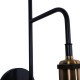 GLOBOSTAR® MAGEOR 01120 Vintage Φωτιστικό Τοίχου - Απλίκα με Ντουί 1 x E27 AC 220-240V IP20 - Μαύρο & Χρυσό - Μ22 x Π30 x Υ40cm GLOBOSTAR® MAGEOR 01120 Vintage Φωτιστικό Τοίχου - Απλίκα με Ντουί 1 x E27 AC 220-240V IP20 - Μαύρο & Χρυσό - Μ22 x Π30 x Υ40cm