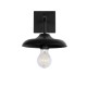 GLOBOSTAR® PHIA 01122 Vintage Φωτιστικό Τοίχου - Απλίκα με Ντουί 1 x E27 AC 220-240V IP20 - Μαύρο - Μ18.5 x Π29 x Υ18cm GLOBOSTAR® PHIA 01122 Vintage Φωτιστικό Τοίχου - Απλίκα με Ντουί 1 x E27 AC 220-240V IP20 - Μαύρο - Μ18.5 x Π29 x Υ18cm
