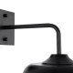 GLOBOSTAR® PHIA 01122 Vintage Φωτιστικό Τοίχου - Απλίκα με Ντουί 1 x E27 AC 220-240V IP20 - Μαύρο - Μ18.5 x Π29 x Υ18cm GLOBOSTAR® PHIA 01122 Vintage Φωτιστικό Τοίχου - Απλίκα με Ντουί 1 x E27 AC 220-240V IP20 - Μαύρο - Μ18.5 x Π29 x Υ18cm