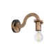 GLOBOSTAR® DAKER 01126 Vintage Φωτιστικό Τοίχου - Απλίκα με Ντουί 1 x E27 AC 220-240V IP20 - Χάλκινο Εφέ Σκουριάς & Μπεζ - Μ10 x Π22 x Υ15cm GLOBOSTAR® DAKER 01126 Vintage Φωτιστικό Τοίχου - Απλίκα με Ντουί 1 x E27 AC 220-240V IP20 - Χάλκινο Εφέ Σκουριάς & Μπεζ - Μ10 x Π22 x Υ15cm