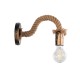 GLOBOSTAR® DAKER 01126 Vintage Φωτιστικό Τοίχου - Απλίκα με Ντουί 1 x E27 AC 220-240V IP20 - Χάλκινο Εφέ Σκουριάς & Μπεζ - Μ10 x Π22 x Υ15cm GLOBOSTAR® DAKER 01126 Vintage Φωτιστικό Τοίχου - Απλίκα με Ντουί 1 x E27 AC 220-240V IP20 - Χάλκινο Εφέ Σκουριάς & Μπεζ - Μ10 x Π22 x Υ15cm
