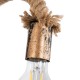 GLOBOSTAR® DAKER 01126 Vintage Φωτιστικό Τοίχου - Απλίκα με Ντουί 1 x E27 AC 220-240V IP20 - Χάλκινο Εφέ Σκουριάς & Μπεζ - Μ10 x Π22 x Υ15cm GLOBOSTAR® DAKER 01126 Vintage Φωτιστικό Τοίχου - Απλίκα με Ντουί 1 x E27 AC 220-240V IP20 - Χάλκινο Εφέ Σκουριάς & Μπεζ - Μ10 x Π22 x Υ15cm