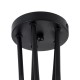 GLOBOSTAR® PAULELI 01127 Μοντέρνο Φωτιστικό Οροφής με Ντουί 5 x E27 AC 220-240V IP20 - Μαύρο - Μ76 x Π76 x Υ45cm GLOBOSTAR® PAULELI 01127 Μοντέρνο Φωτιστικό Οροφής με Ντουί 5 x E27 AC 220-240V IP20 - Μαύρο - Μ76 x Π76 x Υ45cm