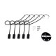 GLOBOSTAR® PAULELI 01127 Μοντέρνο Φωτιστικό Οροφής με Ντουί 5 x E27 AC 220-240V IP20 - Μαύρο - Μ76 x Π76 x Υ45cm GLOBOSTAR® PAULELI 01127 Μοντέρνο Φωτιστικό Οροφής με Ντουί 5 x E27 AC 220-240V IP20 - Μαύρο - Μ76 x Π76 x Υ45cm