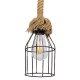 GLOBOSTAR® LAICO 01129 Vintage Κρεμαστό Φωτιστικό Οροφής με Ντουί 1 x E27 AC 220-240V IP20 - Μπρούτζινο & Μπεζ - Μ12 x Π12 x Υ100cm GLOBOSTAR® LAICO 01129 Vintage Κρεμαστό Φωτιστικό Οροφής με Ντουί 1 x E27 AC 220-240V IP20 - Μπρούτζινο & Μπεζ - Μ12 x Π12 x Υ100cm